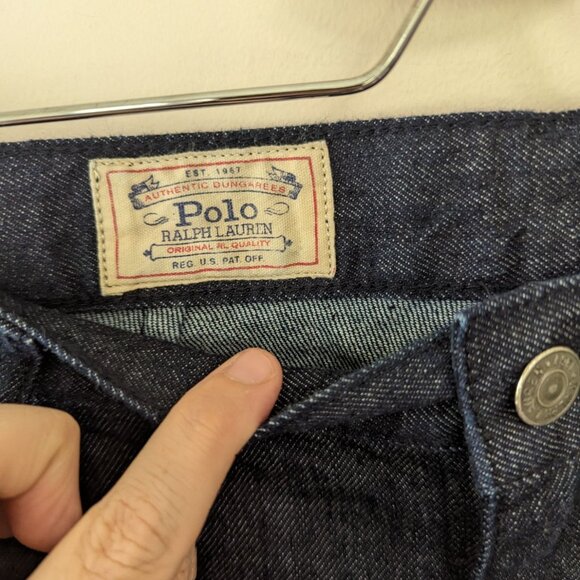 Polo Ralph Lauren Seamed Flare Trouser‎ Jeans High Rise Seafarer - Picture 5 of 16